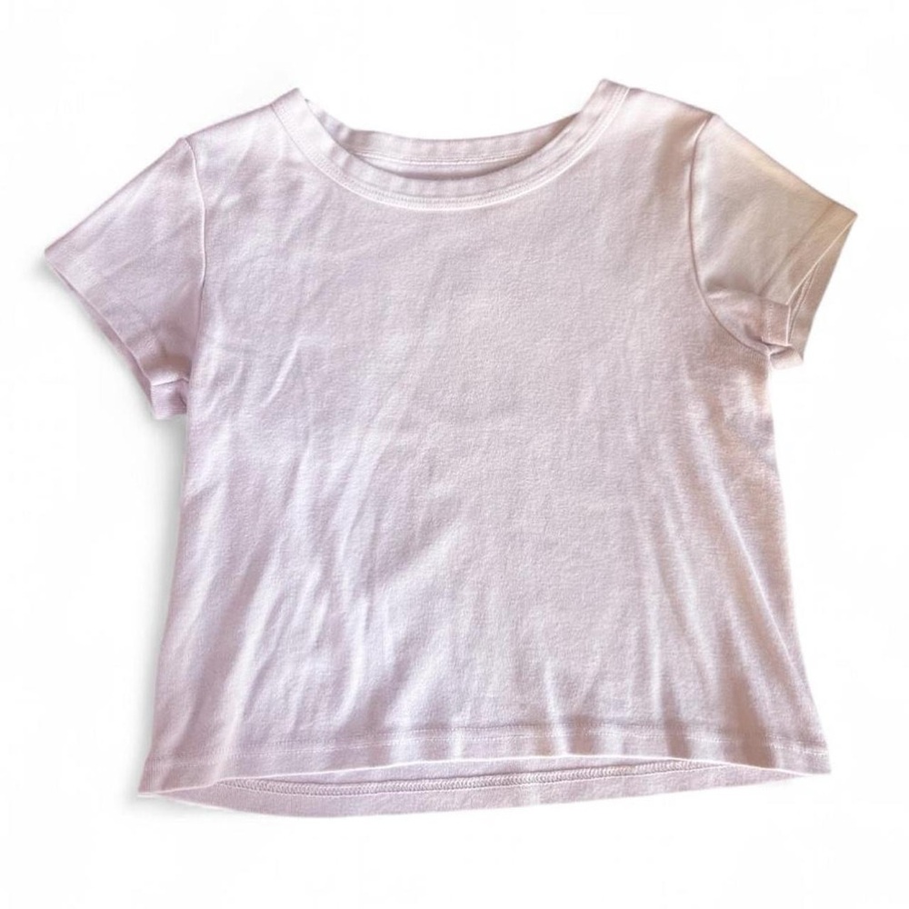 John Galt/Brandy Melville Pale/Nudey Pink Ashlynn Baby Tee